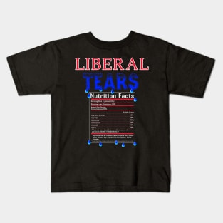 Liberal Tears - Pro Trump Patriot American Kids T-Shirt